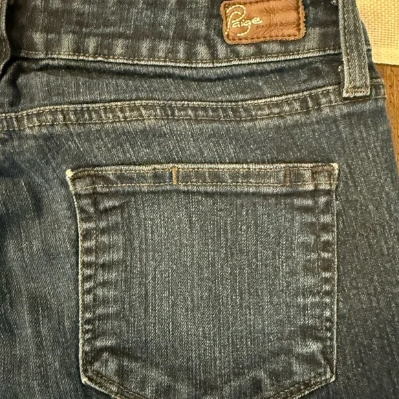 PAIGE Dark Blue Skinny Jeans - Picture 4 of 5